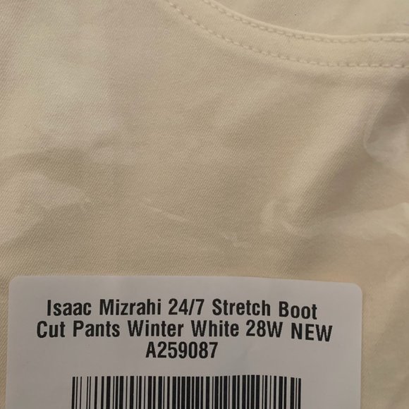 NWT ISAAC MIZRAHI 24/7 STRETCH BOOT CUT PANTS 28W - Picture 10 of 10